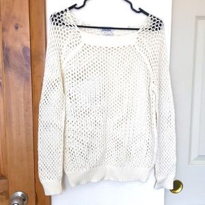 Wallace open knit sweater